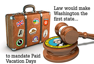 Image for Washington, the first state to mandate paid vacation days?