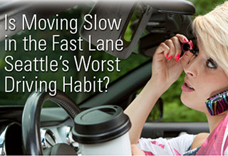 Image for Is Moving Slow in the Fast Lane Seattle's Worst Driving Habit?