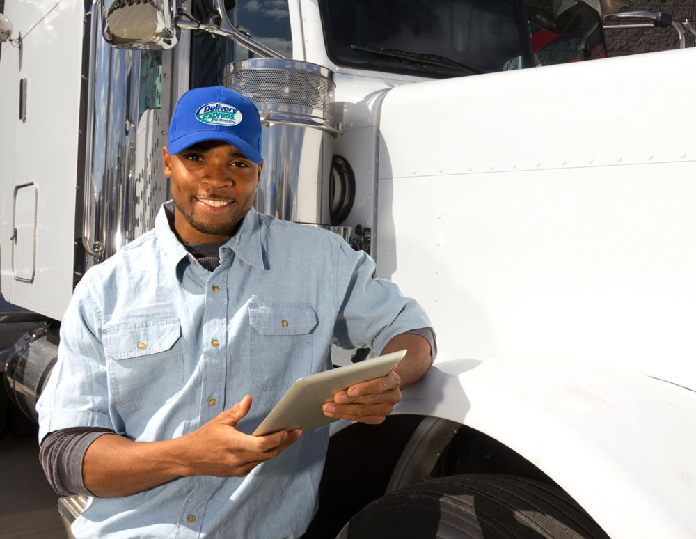 Trucking Delivery Express Logistics Driver