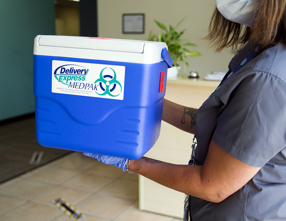 Trusted on-demand medical delivery medpak cooler